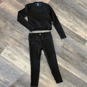 Under Armour Rush Black Leggings and Top